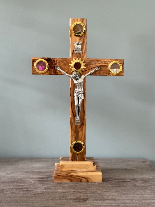 Cross on stand