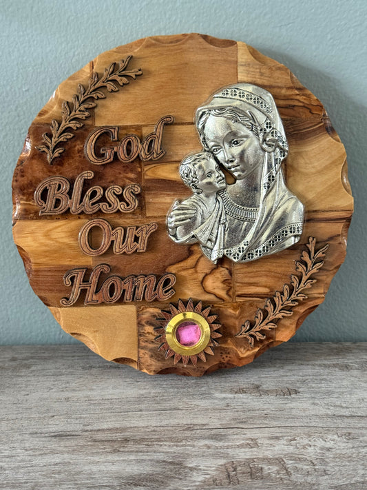 God Bless Our Home (wall plaque)
